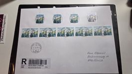 2015 FDC Vollstempel Combo Lac de Tanay