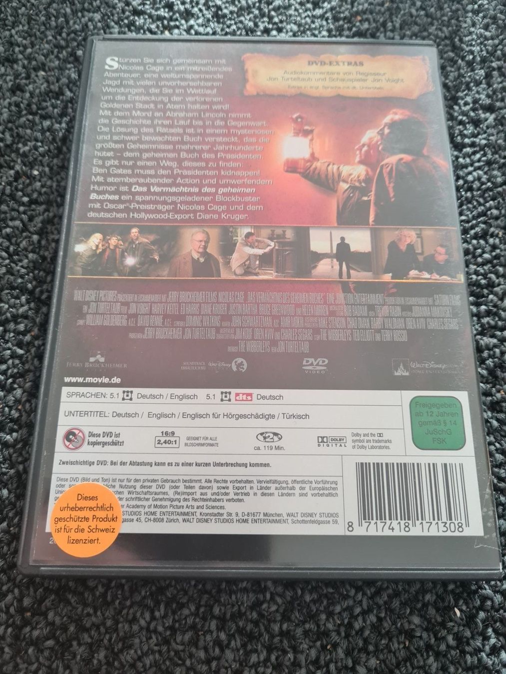 Tutti i DVDs: NATIONAL TREASURE 2(6464) – Usato da Ruswil venduto da Ruck.Zuck. 1