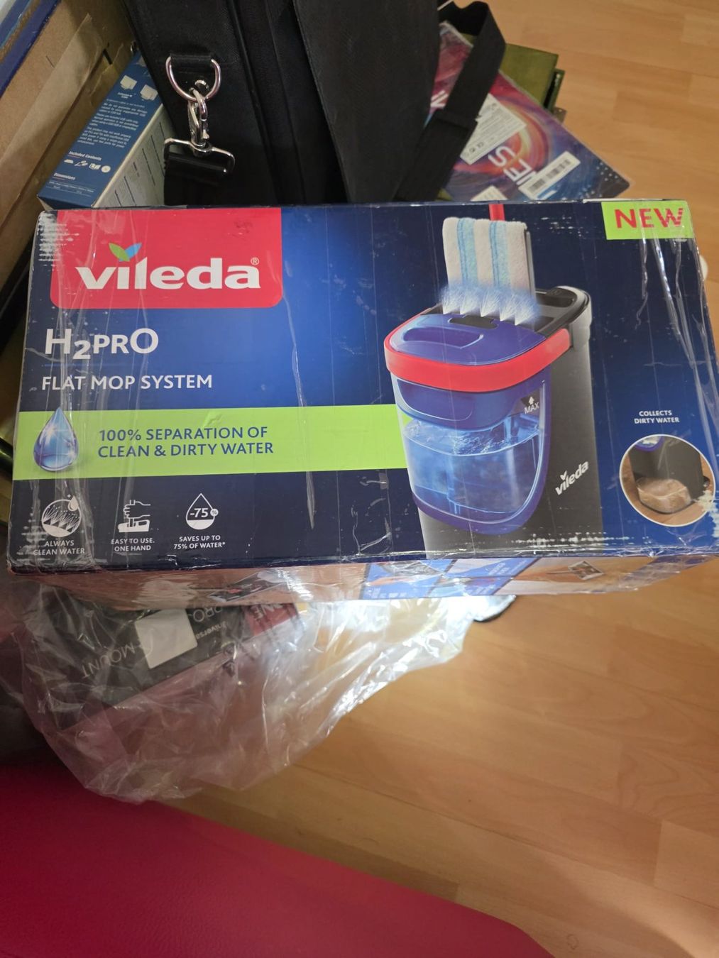 Vileda Sonstige Reinigungsgeräte: Vileda H2Pro Flat Mot System – Neu und originalverpackt aus Wikon von Speedy_li