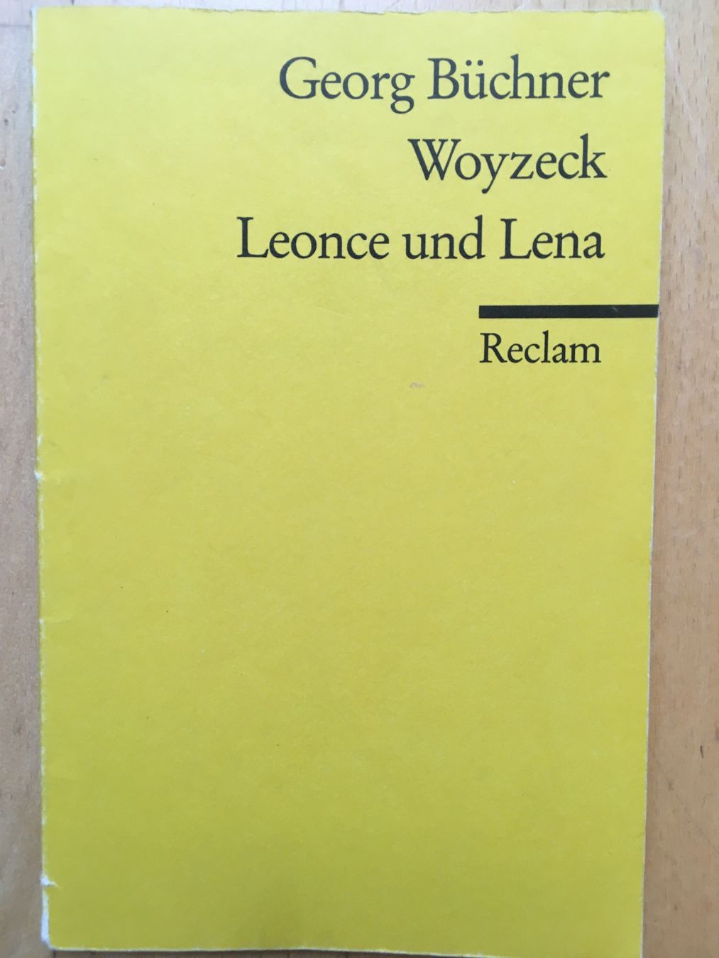 Bücher: Georg Büchner: Woyzeck / Leonce und Len – Gebraucht aus Zürich von mignonmignon