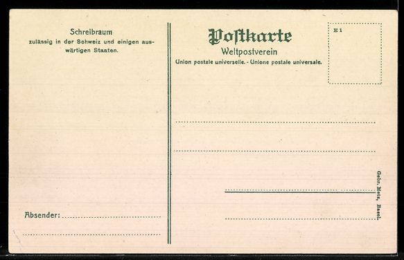 Cartoline postali: AK Gonten, Blick zum Ort – Usato da Berlin venduto da bartko-reher 1