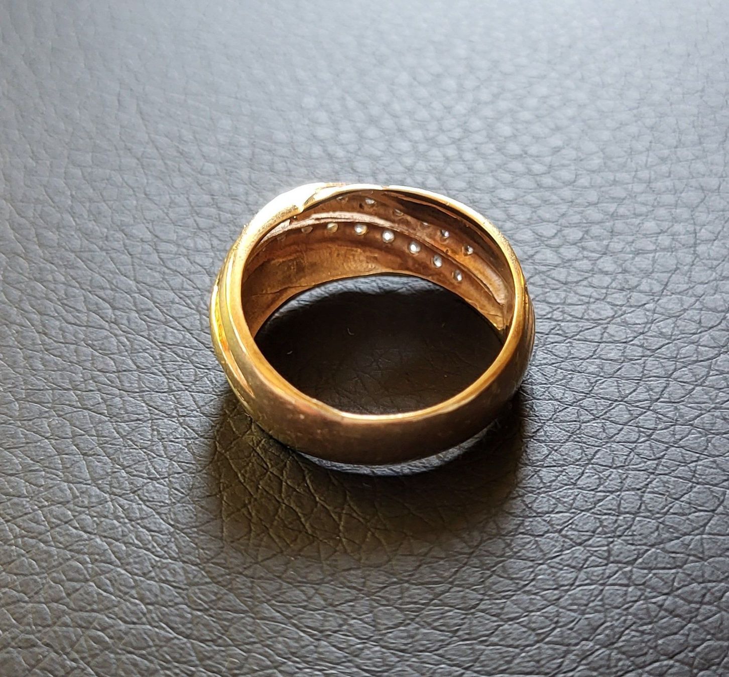 Anelli: Gold 585 Massiv Ring Mit Steine – Usato da Wald ZH venduto da Dasilver 9