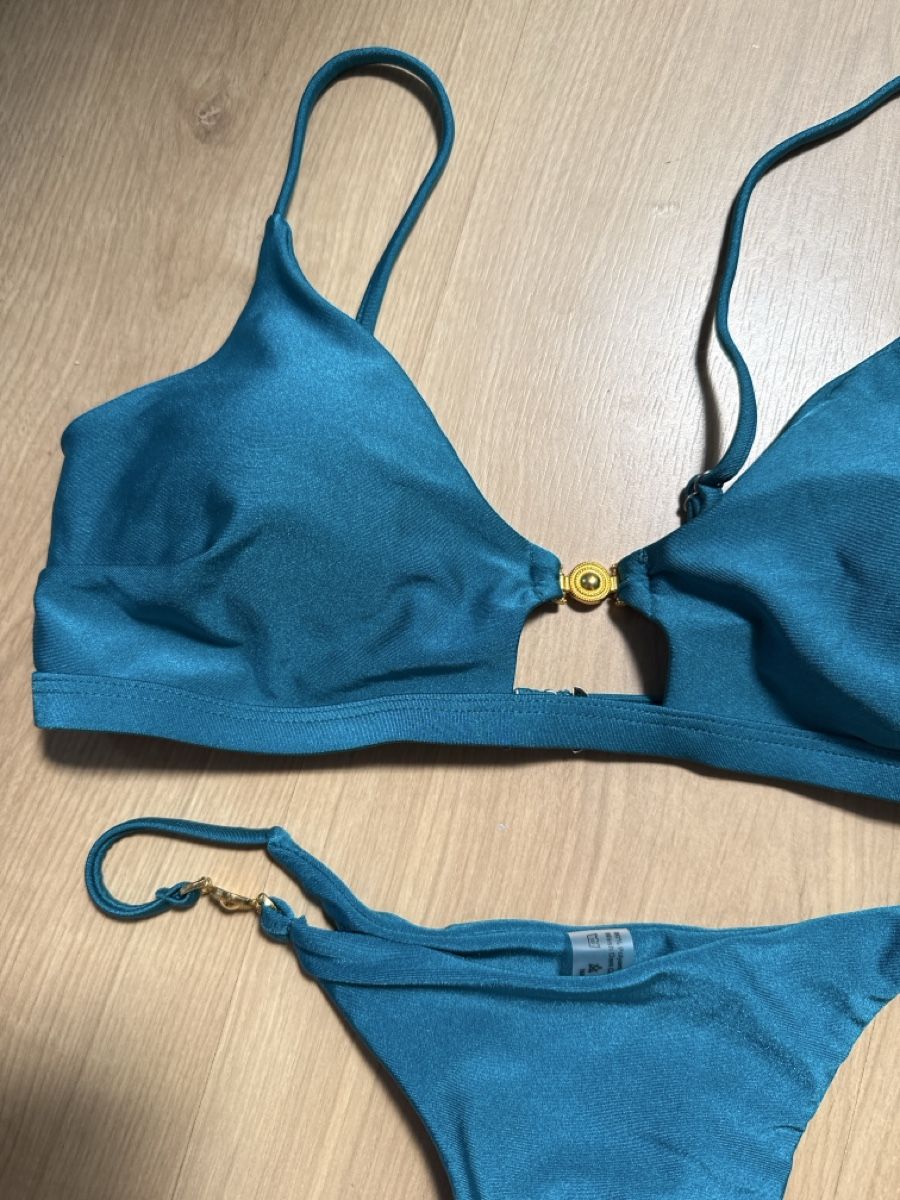 Costumi da bagno & Bikini: Bikini petrol Grösse M / neuwertig – Nuovo (secondo la descrizione) da Schlieren venduto da Schnaepliparadies 3