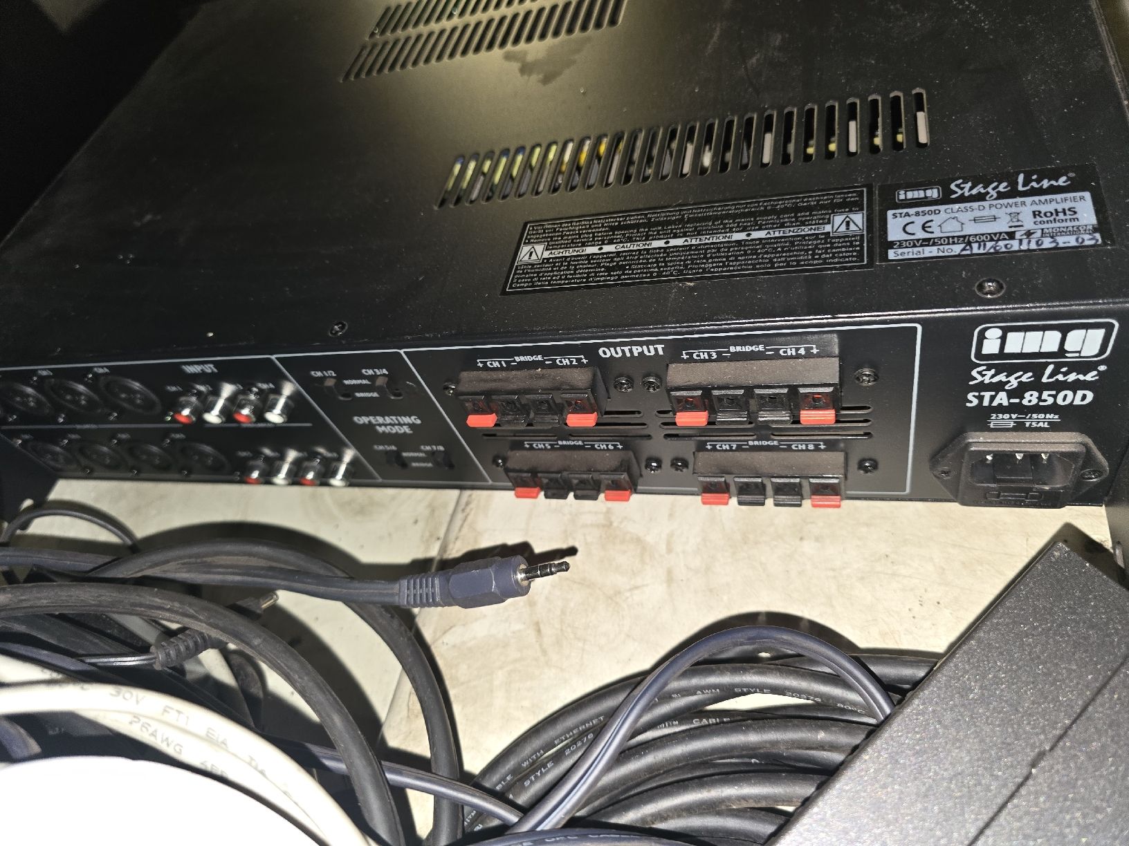 Verstärker: Stage Line STA-850D Class-D Power Amplifier – Gebraucht aus Schaffhausen von Bubu45 3