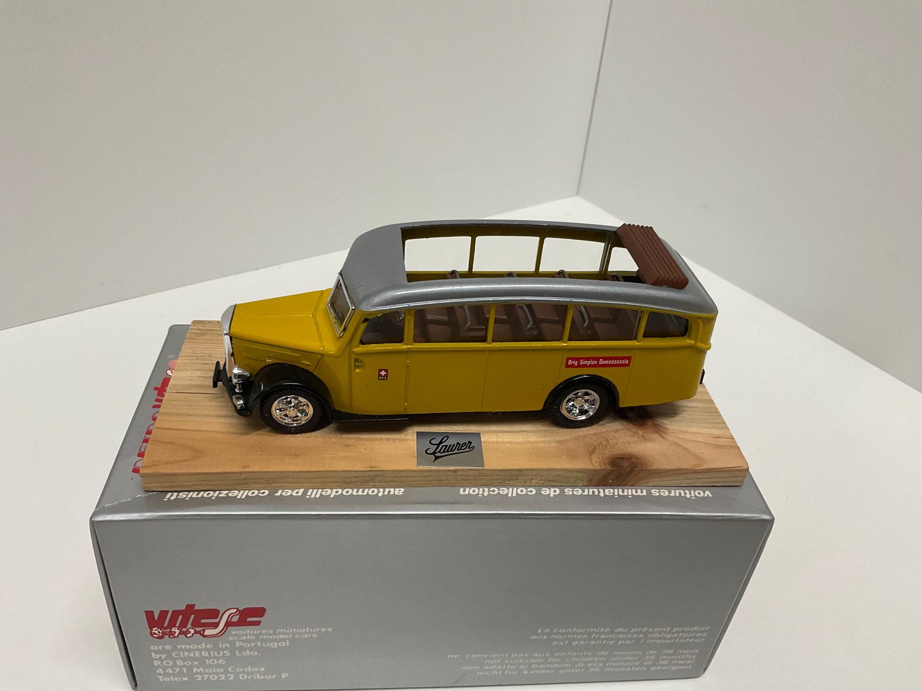 Saurer Modellini d'auto: Retro vitese 220, Saurer Typ C, Post Bus, Bespielt – Usato da Chur venduto da Chur75 2