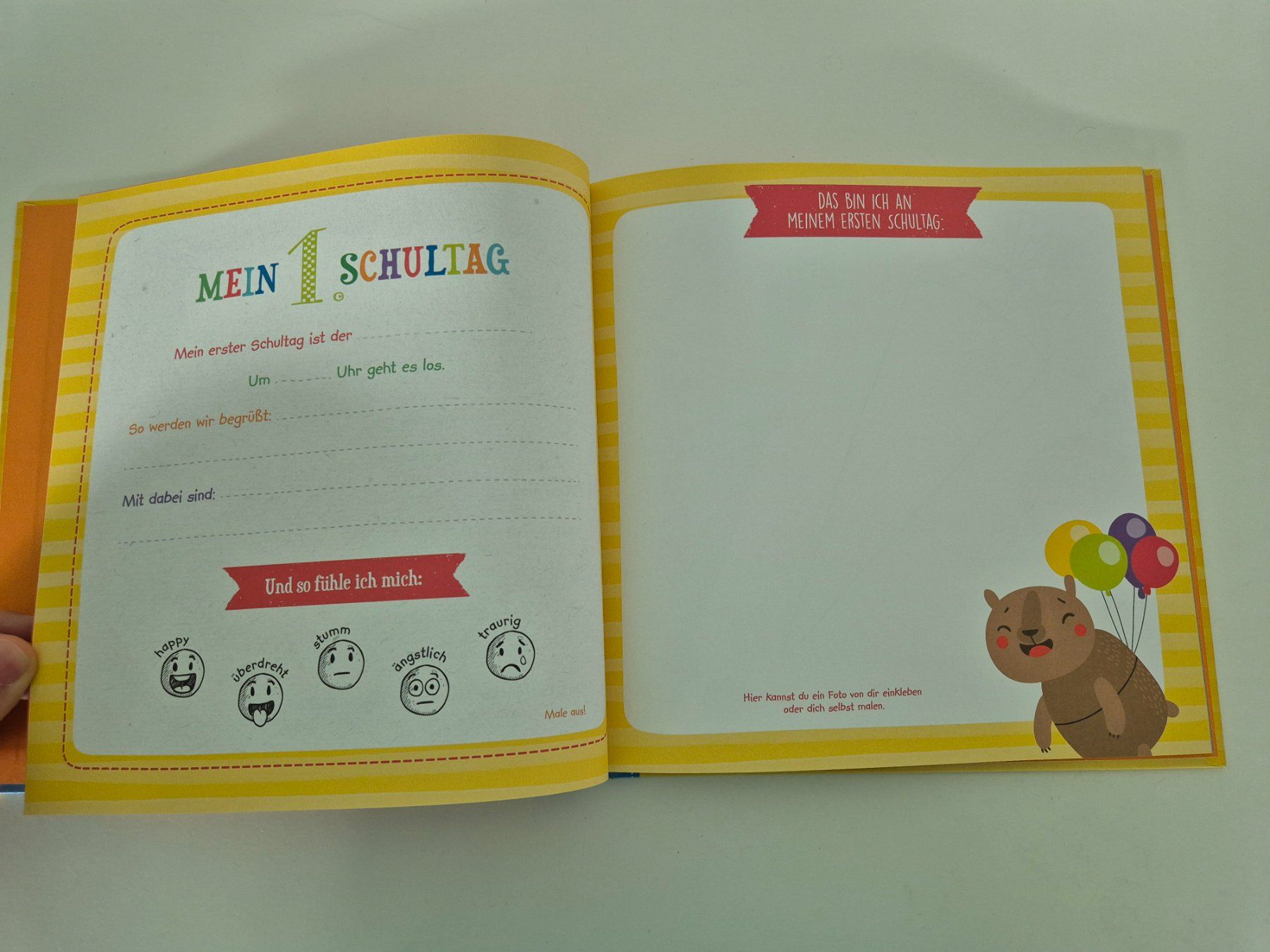 Libri: Ab heute bin ich Schulkind Erinnerungsbuch – Nuovo (secondo la descrizione) da Aarburg venduto da i_c6r8 3