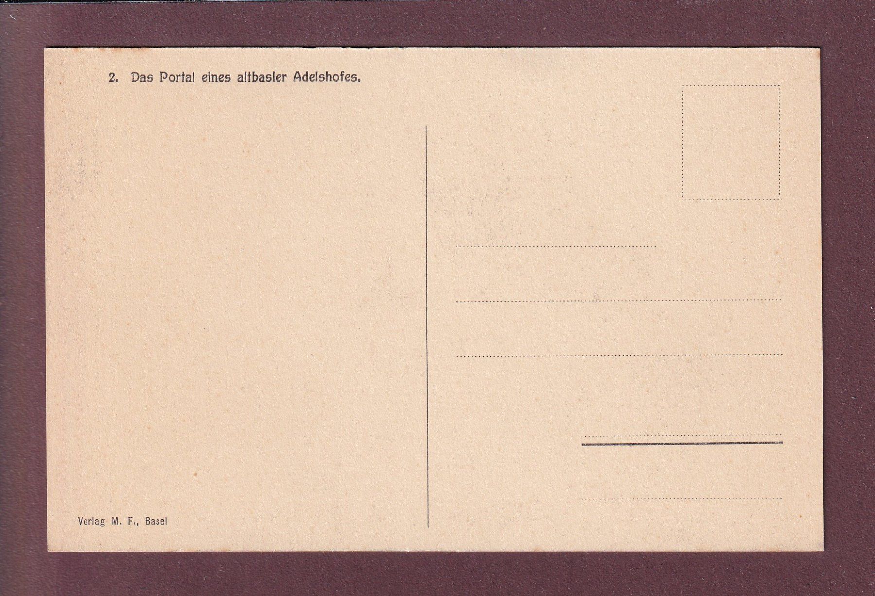 Cartes postales: Altes BASEL - Petersgasse – D'occasion à Pully par nicecards 1