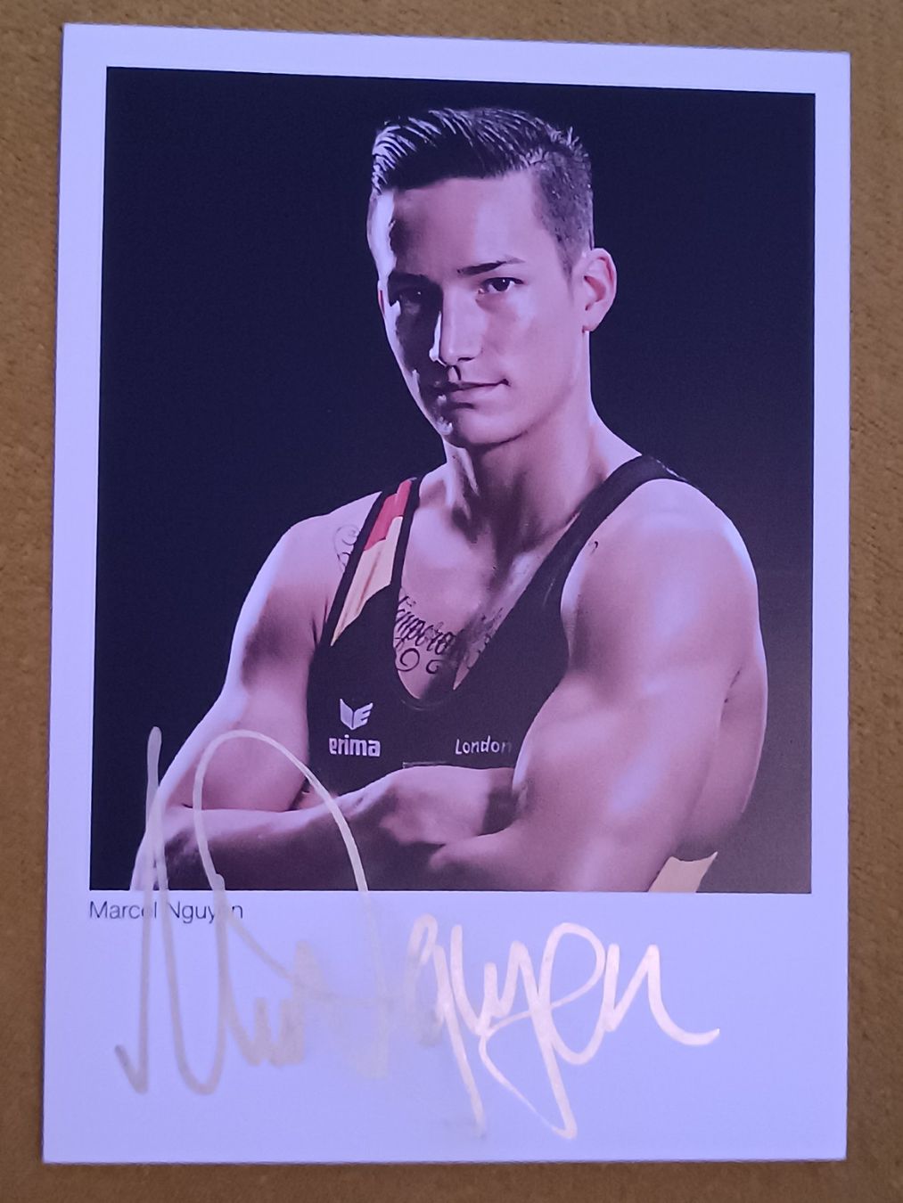 Autographes: Marcel Nguyen - 2x Olympia Silber 2012 – D'occasion à Menziken par Autogramme
