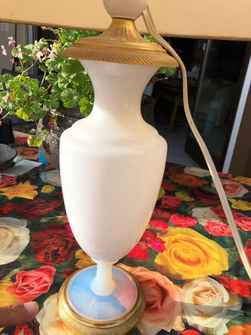Lampen: Glas-Tischlampe – Gebraucht aus Luzern von Fenek2 3