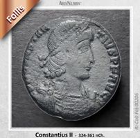 Antike römische Münze / Constantius II / 4.Jh. nCh.