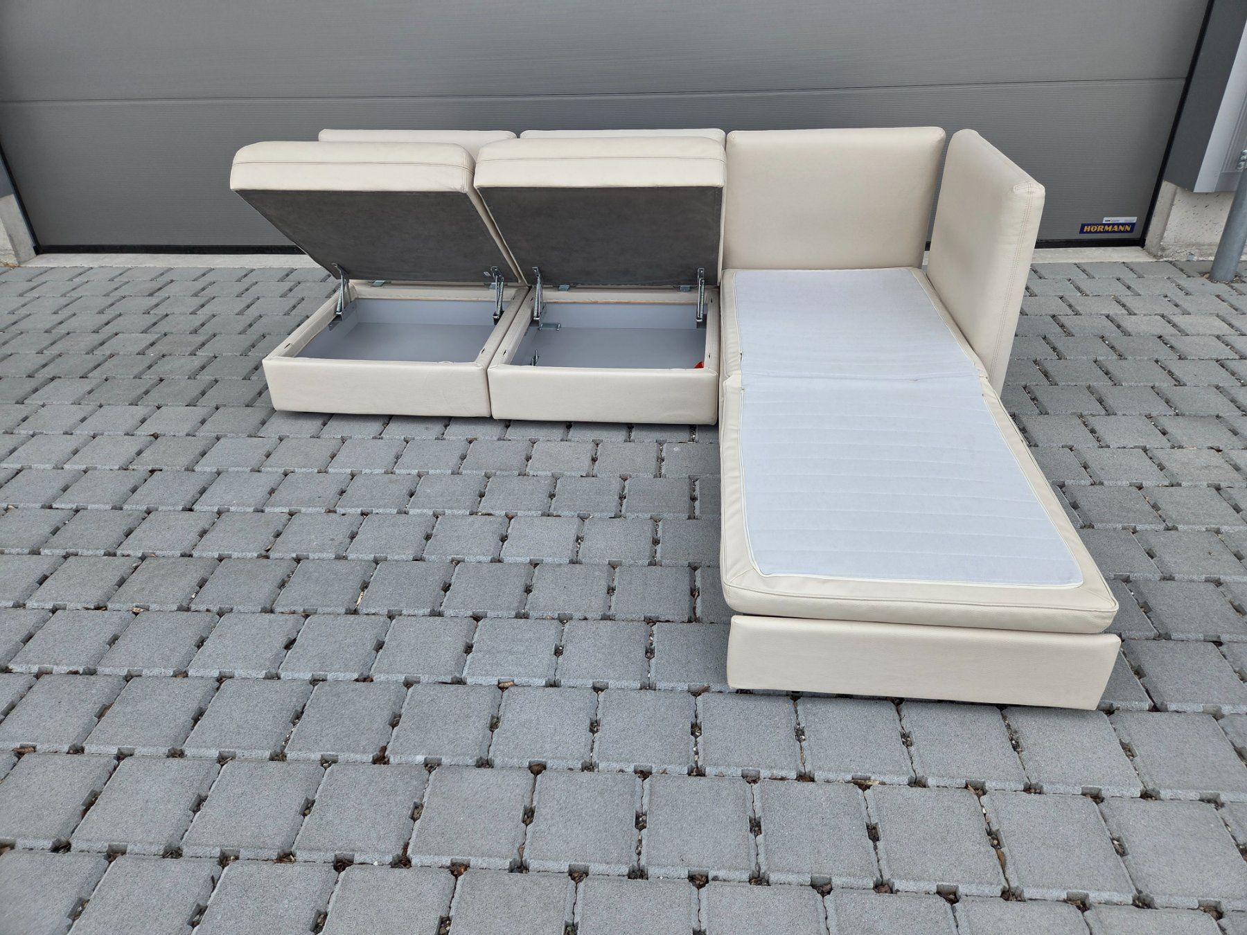 Ikea Divani: Gemütliches Modulares Sofa mit Bettfunktion, Beige – Usato da Mägenwil venduto da gemini78 1