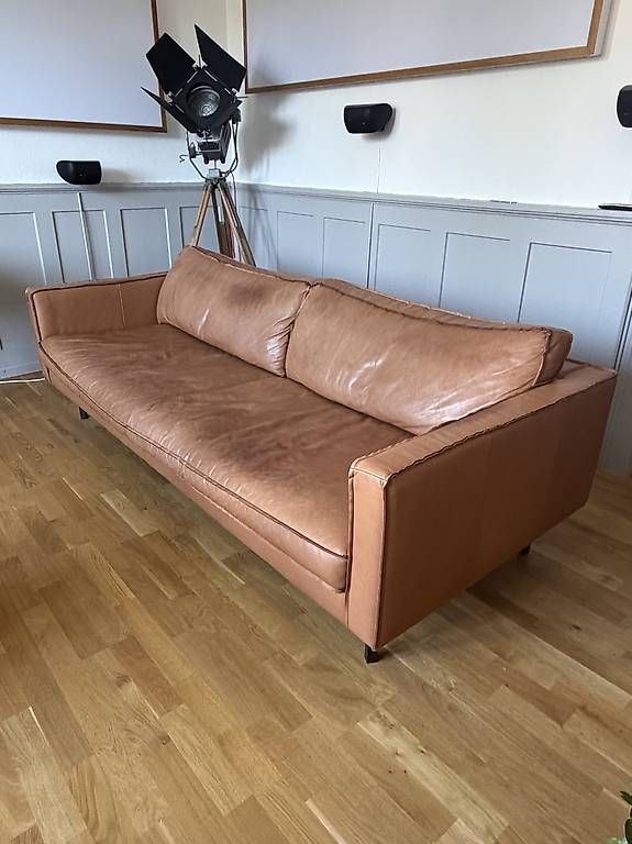 Sofas: Ledersofa von Interio - hellbraun – Gebraucht aus Winterthur von FloZound 2
