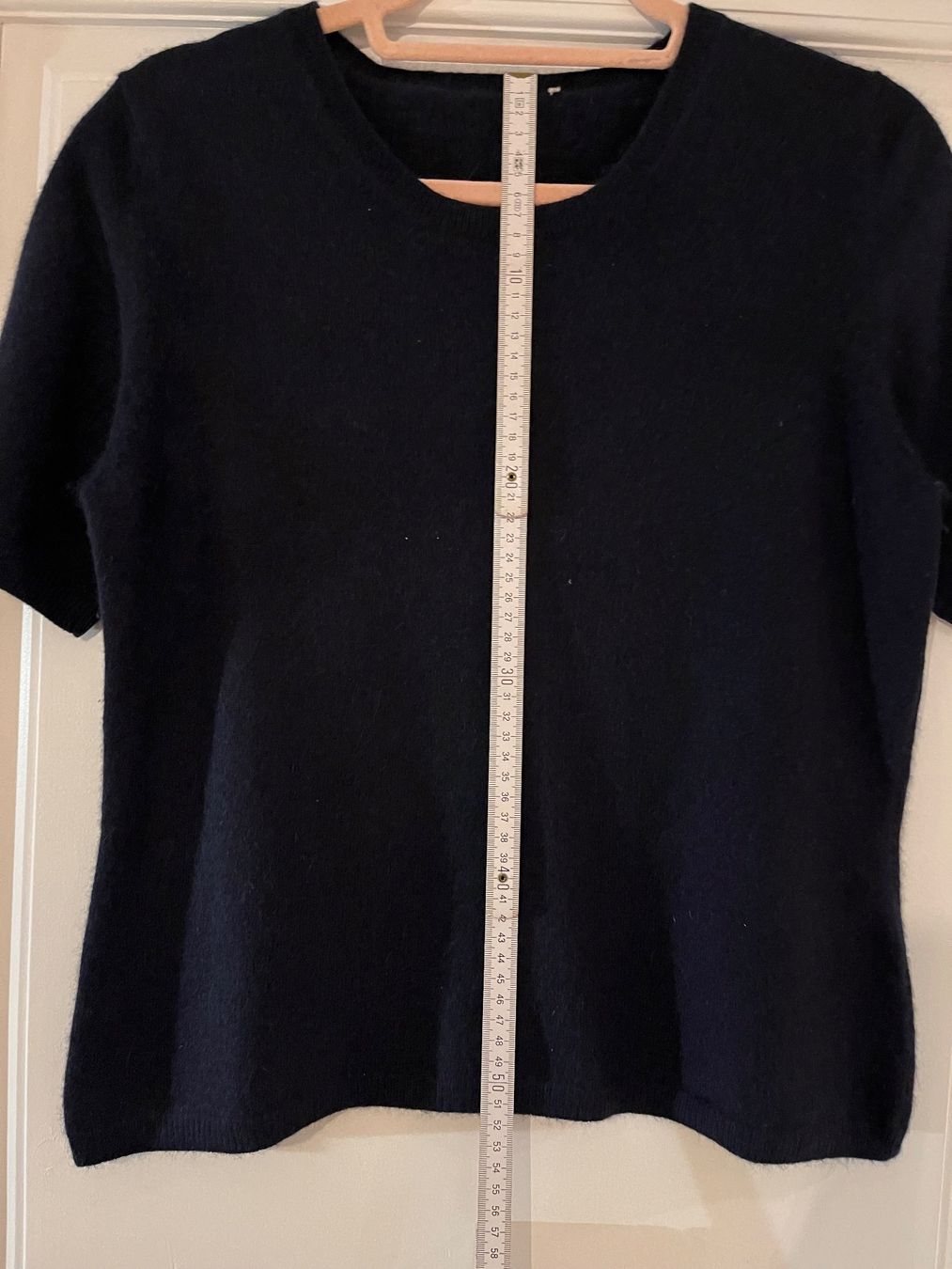 Peter Hahn Tops: Peter Hahn Kaschmir, Pullover kurze Ärmel, dunkelblau, 42 – Gebraucht aus Riet (Neftenbach) von kim_gfw6 4