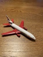 Matchbox Flugzeug Swissair Metall rot gebraucht 70er