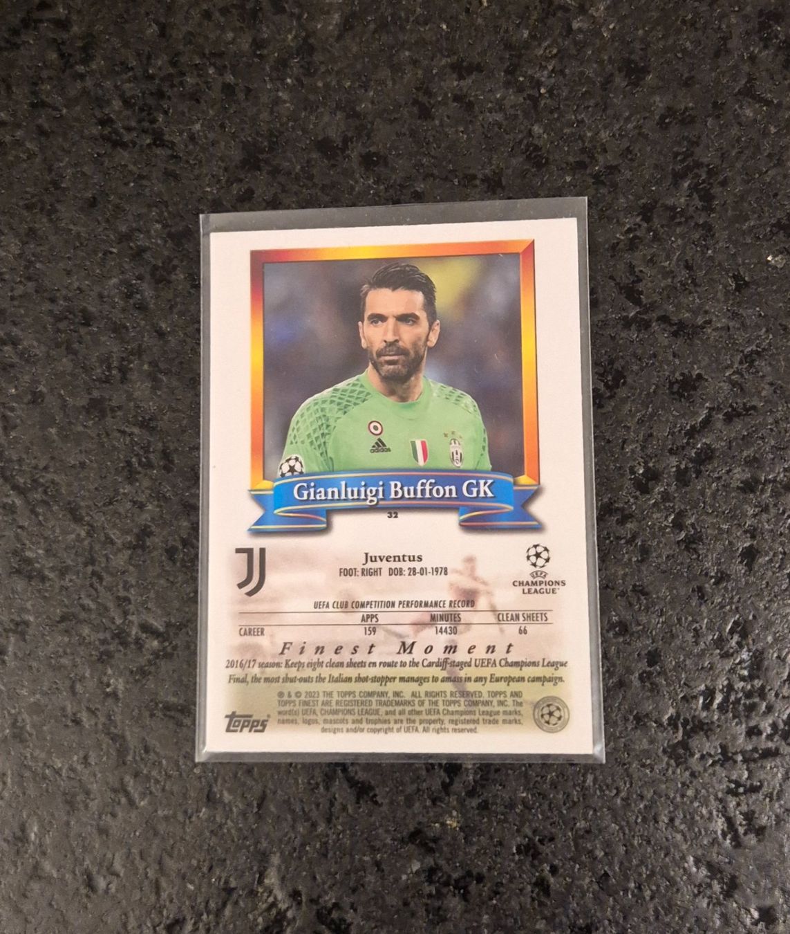 Topps Sammelbilder & Trading cards: Gianluigi Buffon - Juventus - Topps – Neu (gemäss Beschreibung) aus Burg AG von Danoe 1