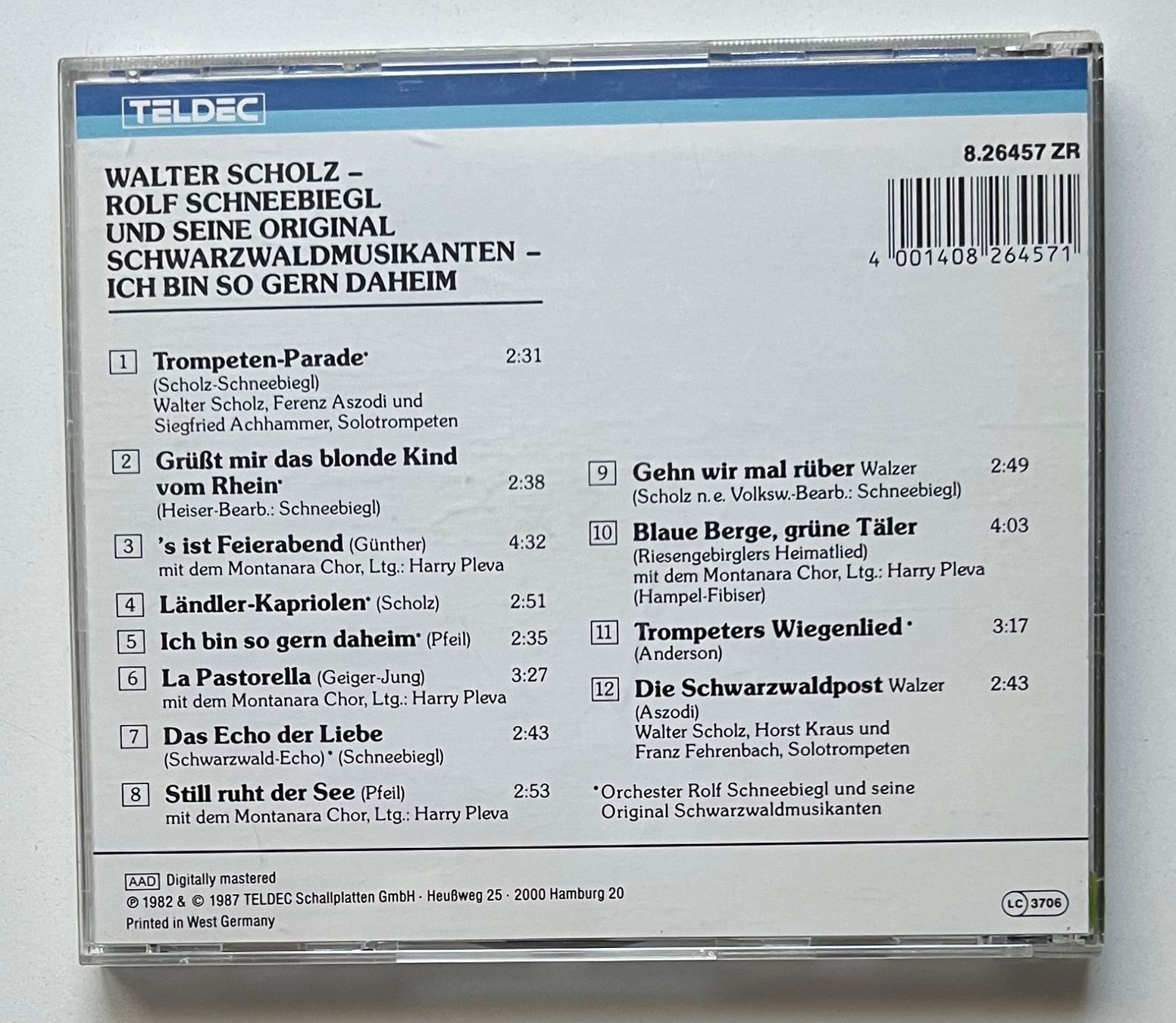 CD: Walter Scholz / Ich bin so gern daheim – Usato da Näfels venduto da rottabi 1