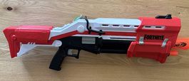 Pistolet Nerf Fortnite blanc et rouge