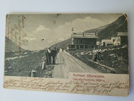 Alte Postkarte Kurhaus Oberalpsee R21