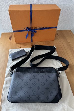 Louis Vuitton Trio Messenger Monogram Eclipse bag