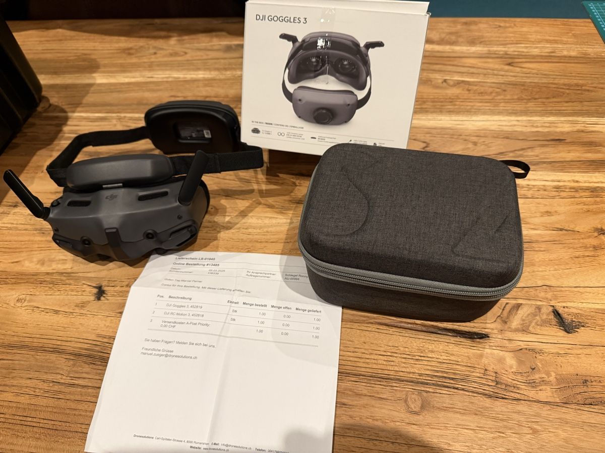DJI VR Brille: DJI Goggles 3 - Neuwertig – Neu (gemäss Beschreibung) aus Hunzenschwil von Mp12