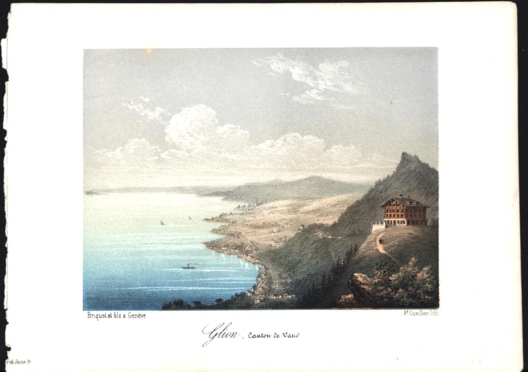 Incisioni: Glion Tonlithographie – Usato da Rafz venduto da Helvet32