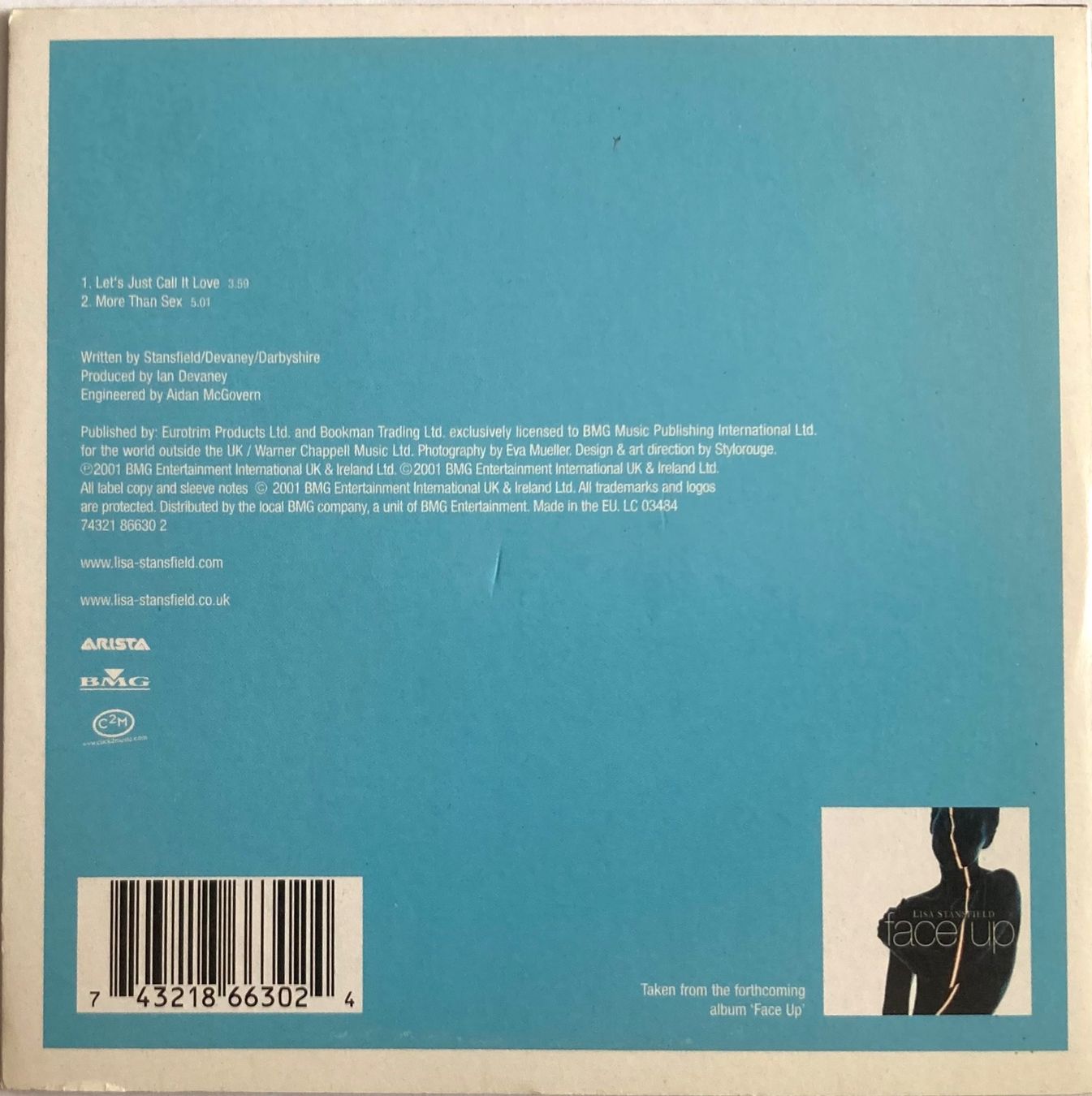 CD: LISA STANSFIELD - LET'S JUST CALL IT LOVE – Usato da Poliez-Pittet venduto da Newtown-Records 1