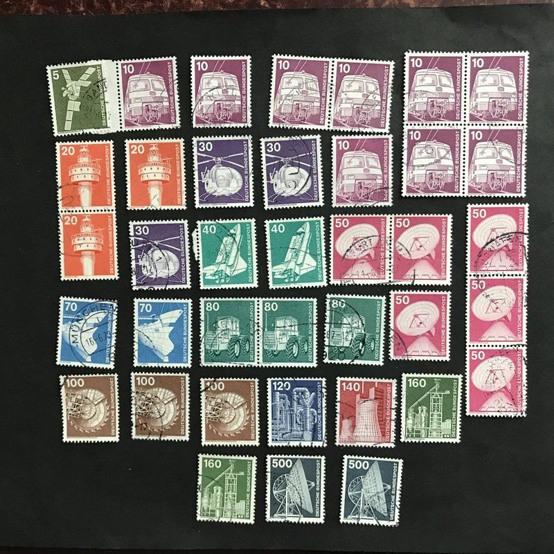 Tutti i francobolli: BRD 1975 - 1987 kl. Sammlung gest.. – Usato da Uitikon Waldegg venduto da Gooddeal05 2