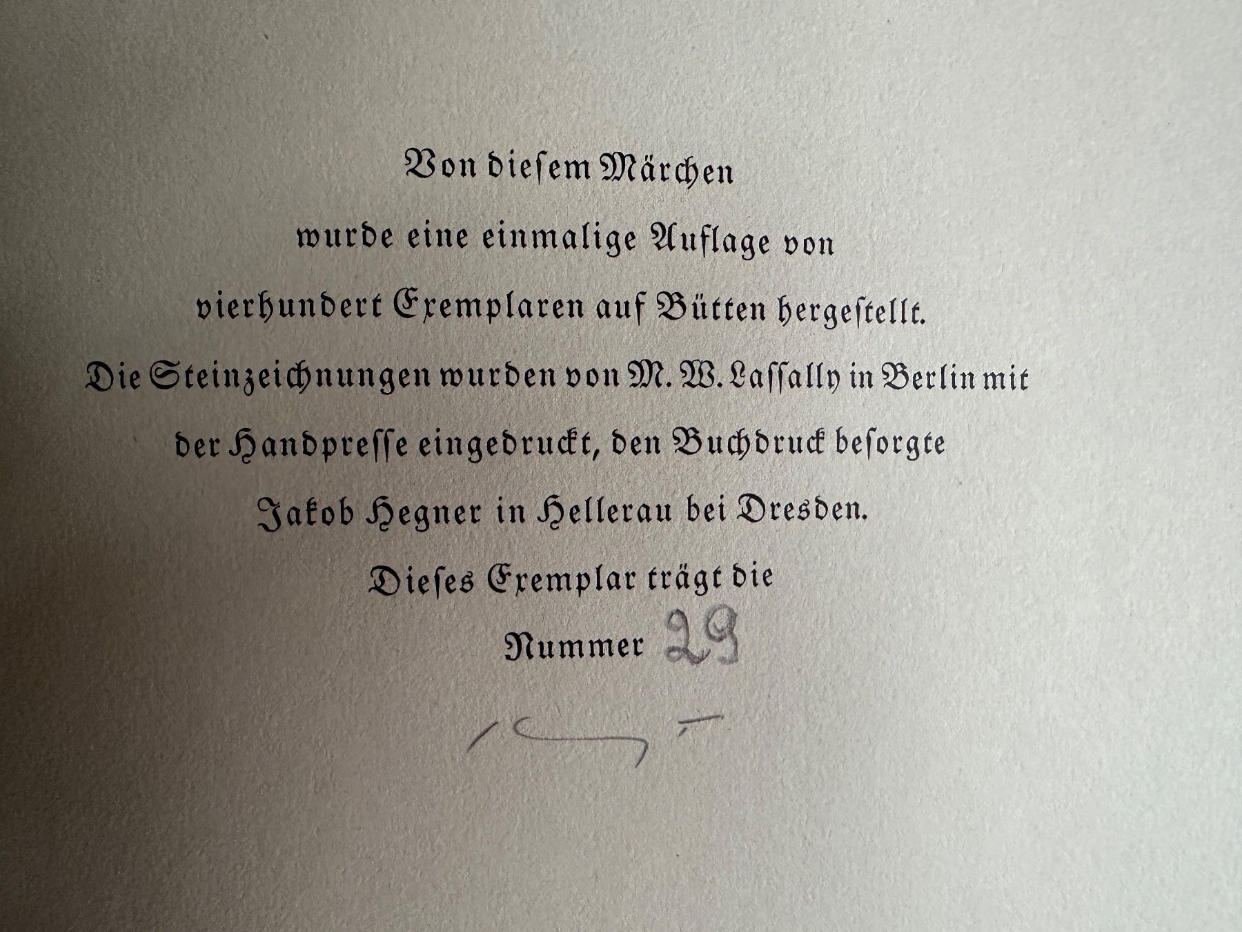 Libri: Max Slevogt: Der gelernte Jäger. Ein Märchen – Usato da Zürich venduto da allp 7