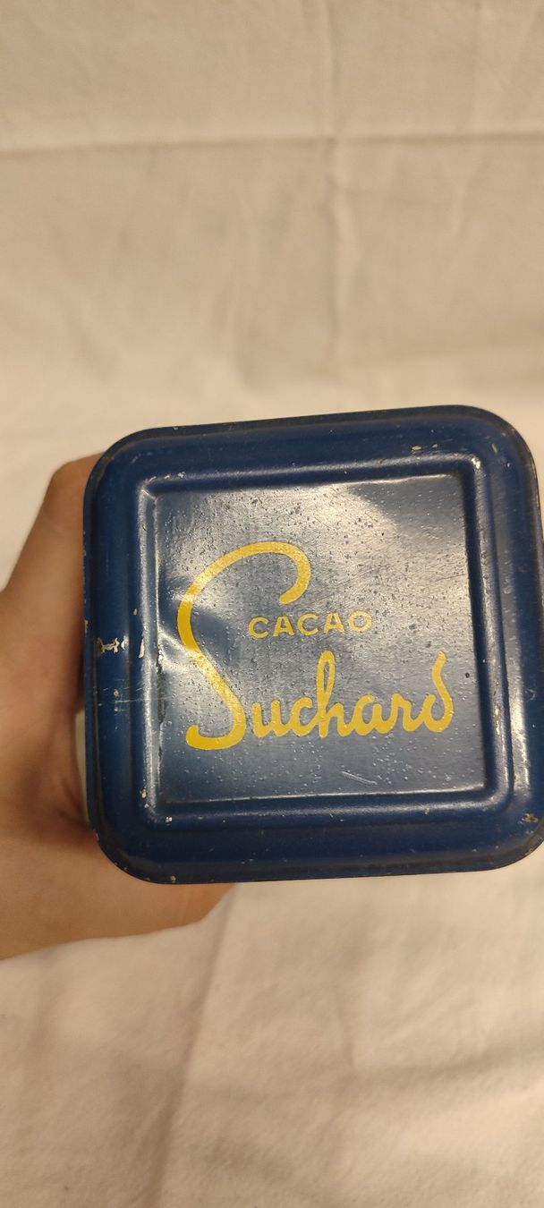Suchard Barattoli: Wunderschöne alte Blechdose von SUCHARD CACAO 16 cm – Usato da Gelterkinden venduto da MYSTOREFORYOU4460 4