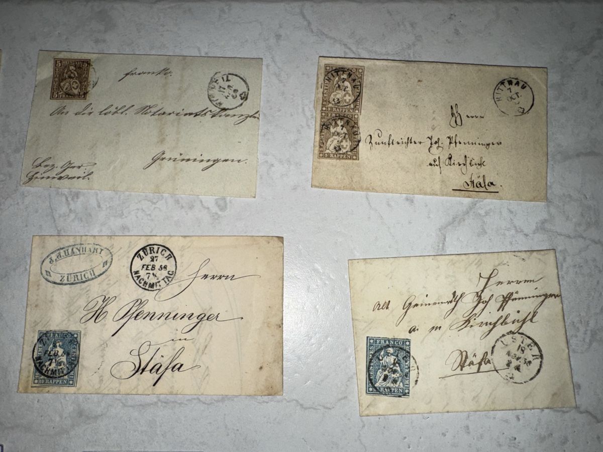 Tutti i francobolli: Sammlung historischer Schweizer Briefe – Usato da Gossau ZH venduto da Shaolin 4