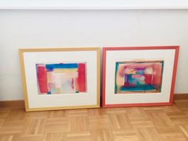 2 Kunstdrucke von Gary Collins / gerahmt