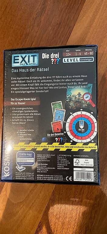 Kosmos Giochi: Exit - Drei ??? - Haus der Rätsel - neu – Nuovo e nell'imballaggio originale da Zumikon venduto da ems_6kdb 1