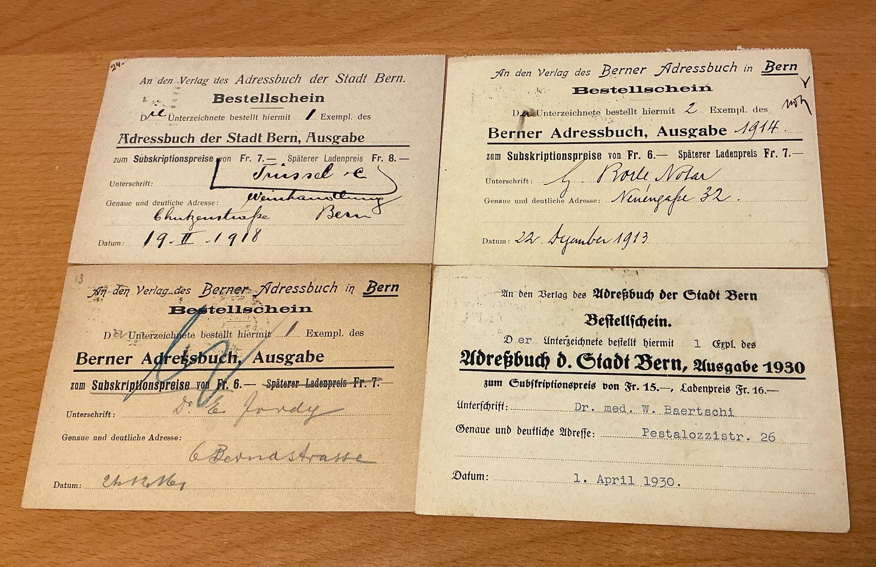 Alle Briefmarken: 4 Postkarten – Neu (gemäss Beschreibung) aus Koblenz von Markenhimmel 1