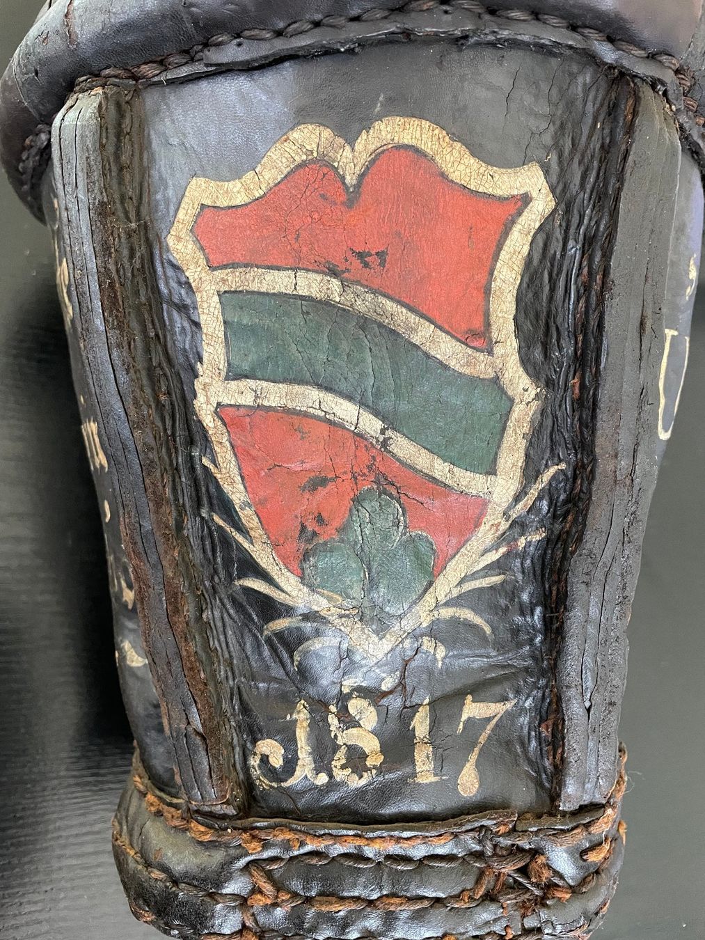 Sonstiges für Haushalt & Wohnen: Löscheimer 1817 Eimer Leder Feuerwehr Erlenbach antik Deko – Gebraucht aus Oftringen von noreply 7