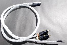 Super High-End TONARMKABEL, neu mit WBT - Plugs, 100 cm.