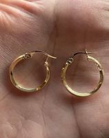 Créoles en or jaune 18K