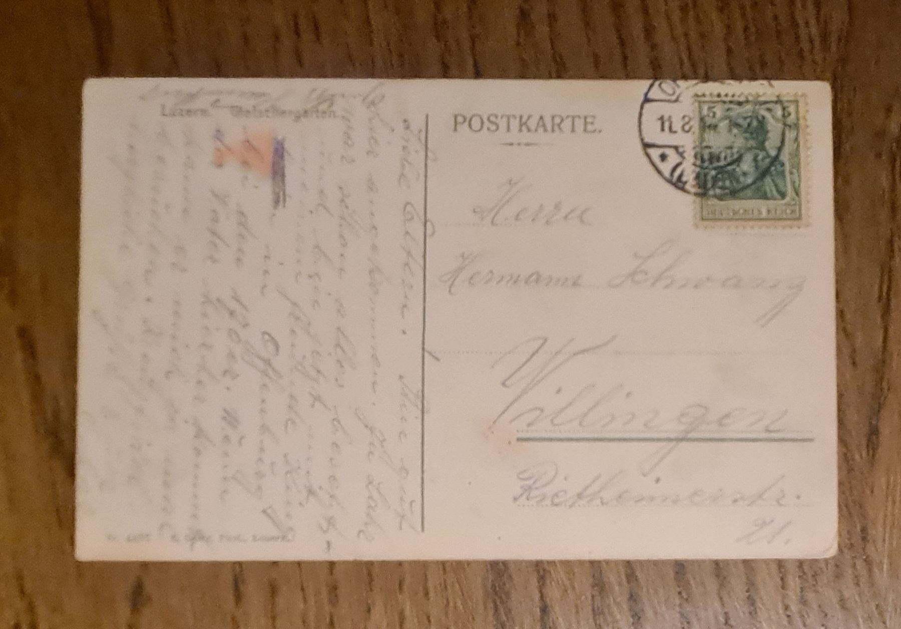 Cartoline postali: Luzern Gletschergarten 1914 – Usato da Ebikon venduto da Donar50 1