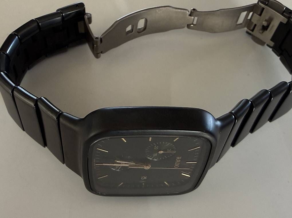 Rado Orologi: Rado r5.5 Jasper Morrison Ceramic Chronograph schwarz – Usato da Basel venduto da yamot 2