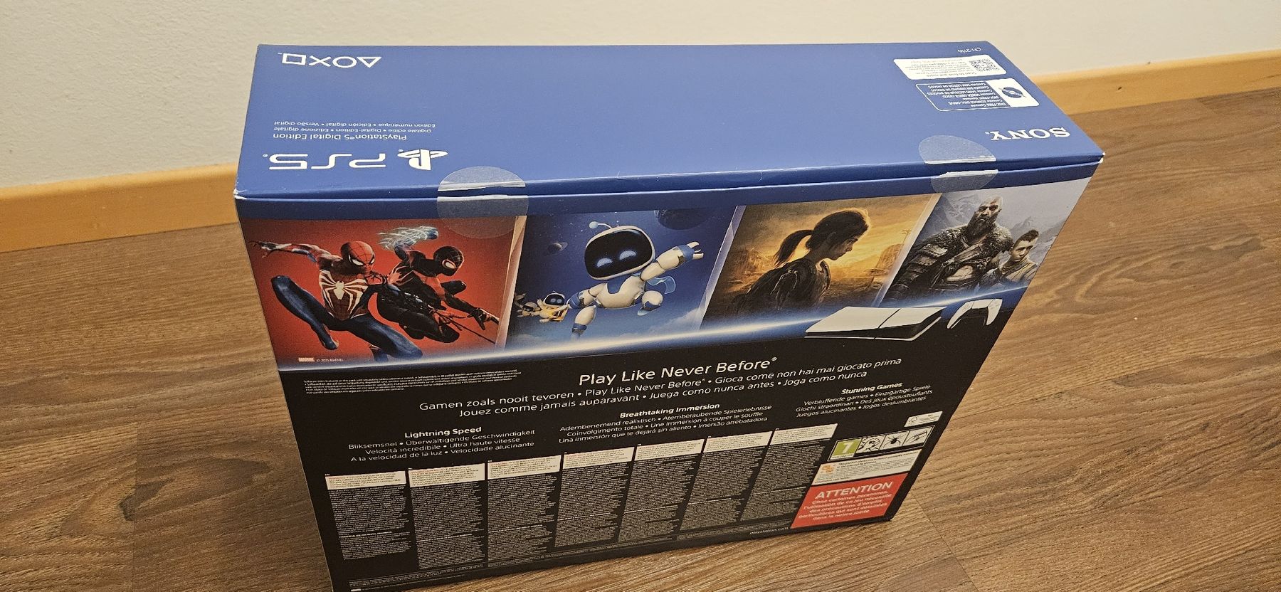 Supporti a parete: Orginal PS5 Karton ohne Konsole! – Usato da Seengen venduto da storm24 1