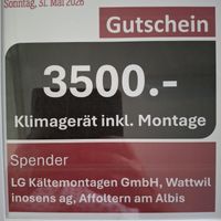 Gutschein Klimagerät