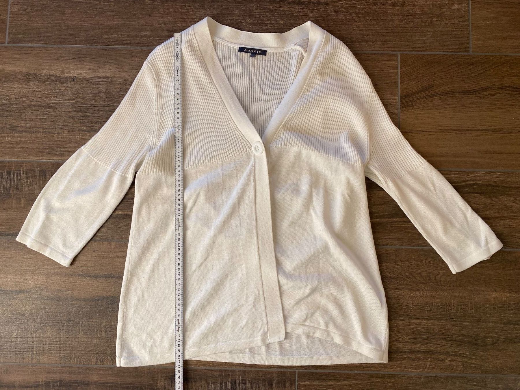 Jacken: Adagio Strickjacke weiss Gr. 46 – Gebraucht aus Pratteln von a23_j2gs 9