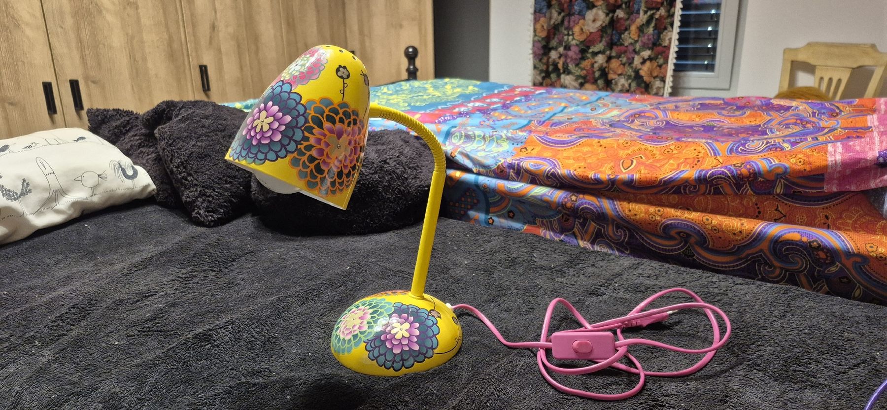 Lampade: Wunderschöne Tischlampe Kinderzimmer blumig gelb – Usato da Ziefen venduto da Momihatalles 1