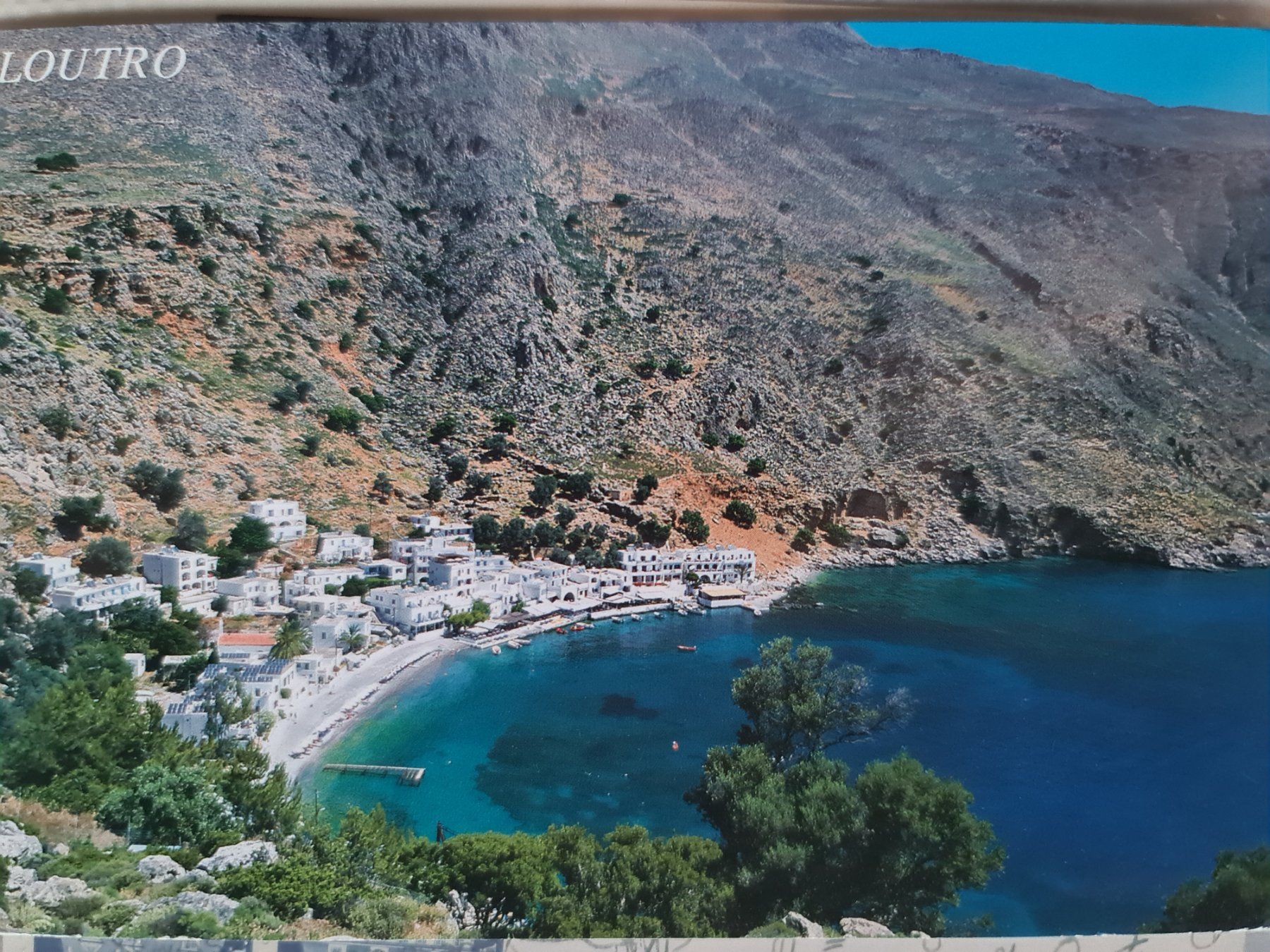 Cartoline postali: Ansichtskarte Griechenland Postkarte Loutro – Usato da Dintikon venduto da Vexi