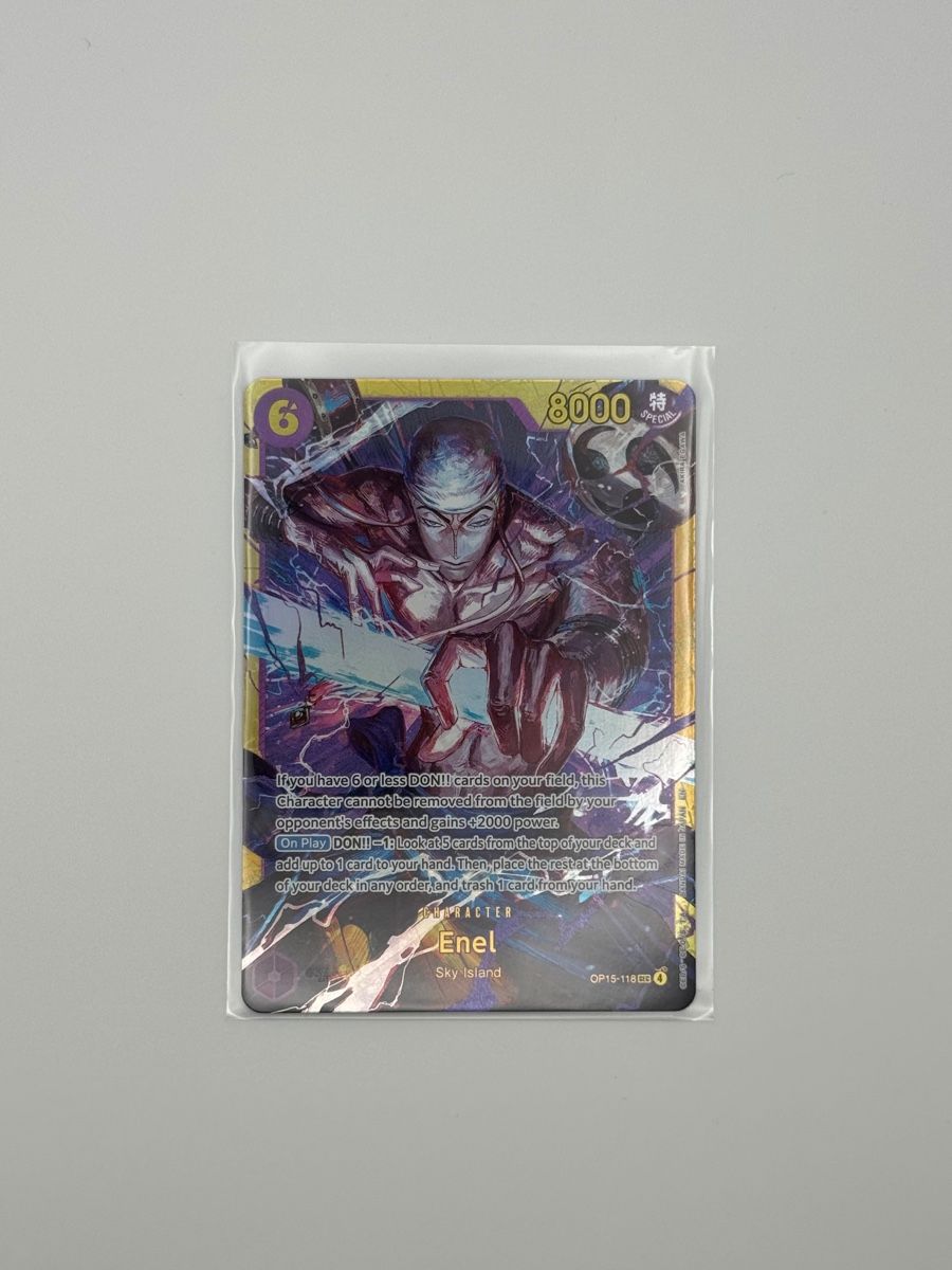 Bandai Sammelbilder & Trading cards: One Piece Enel (OP15-118)  – Neu (gemäss Beschreibung) aus Uster von CDM96