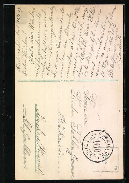 Cartoline postali: AK Liestal, Motiv vom Obertor – Usato da Berlin venduto da bartko-reher 1