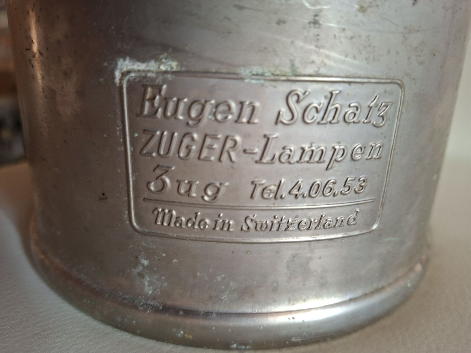 Schweizer Armee Lampade: Schweizer Armee Militär Benzinvergaser Lampe – Usato da Schwanden Sigrisw venduto da pho_2mc9 2