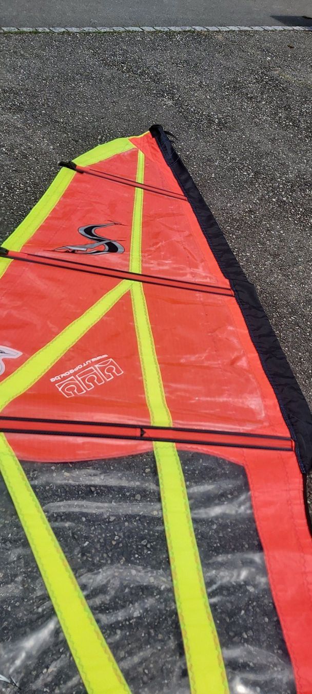 Surf: Simmerstyle Windsurfsegel 3.5 m2 – Usato da Uffikon venduto da san123day 5