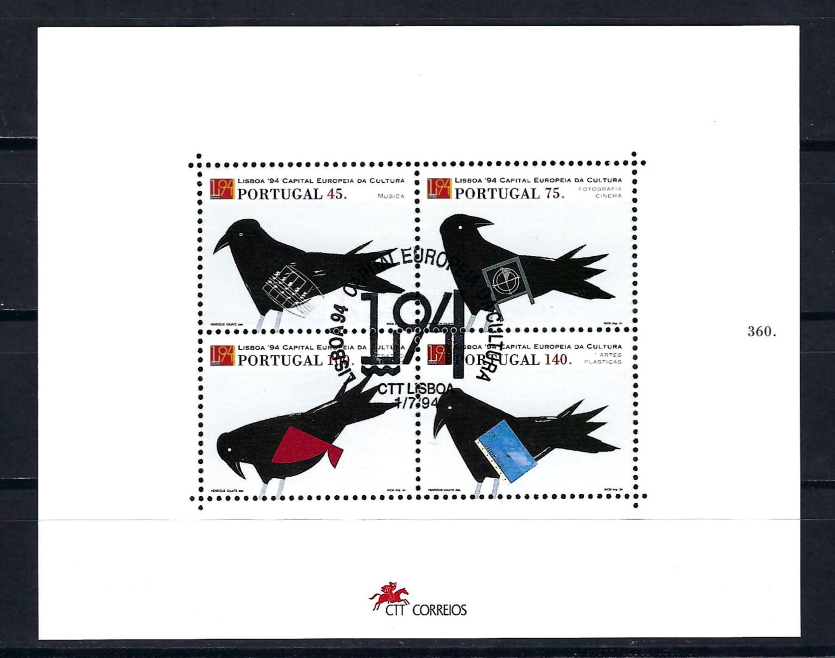 Tutti i francobolli: Portugal 1994, Block MNH** – Nuovo (secondo la descrizione) da Laupersdorf venduto da Rc.Jb