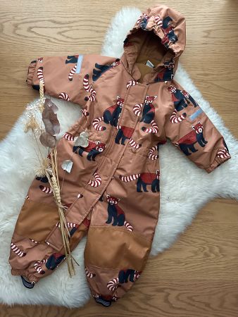 LINDEX Winteranzug,Schneeanzug, Grösse 80,Roter Panda