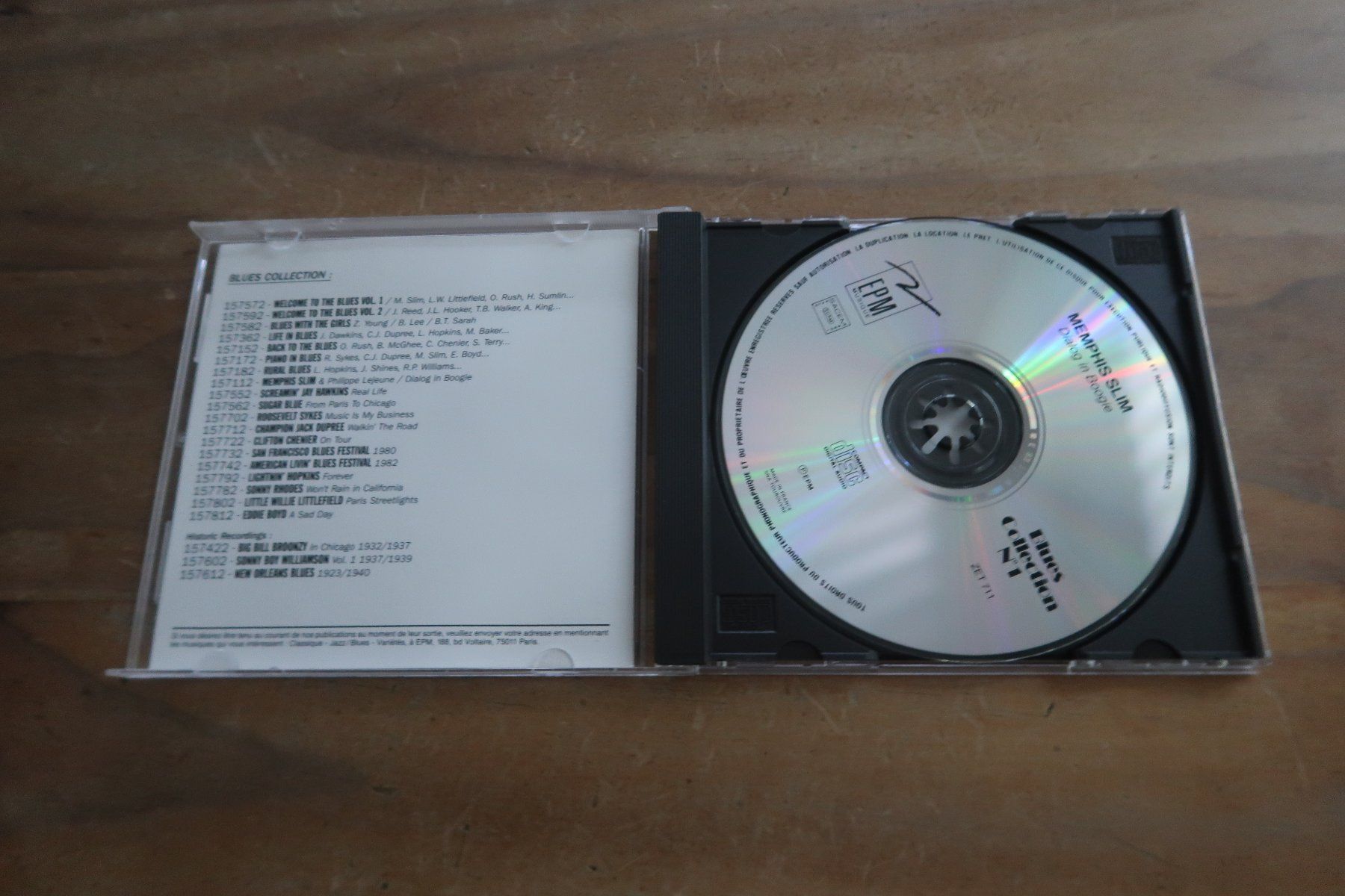 CDs: MEMPHIS SLIM & PHILIPPE LeJEUNE - DIALOG IN BOOGIE - CD – Gebraucht aus Basel von Patiscat 3